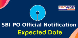 SBI PO 2021 Notification Expected Date