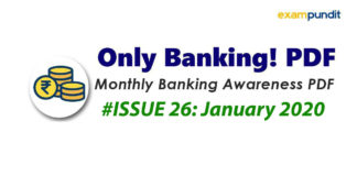 Monthly Banking Awareness PDF January 2020