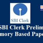 SBI Clerk Prelims 2020 Memory Based Paper PDF
