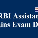 rbi assistant mains exam date