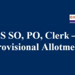 IBPS PO Clerk SO – IX Provisional Allotment Result for 2019-2020