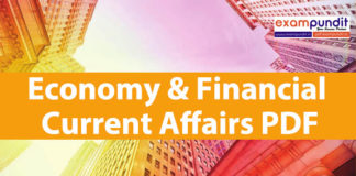 Economy & Financial Current Affairs PDF