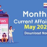 Monthly Current Affairs PDF May 2020