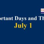 Important Days and Theme – july 1