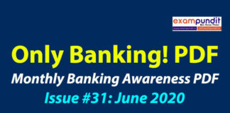 Monthly Banking Awareness PDF June 2020