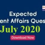 Expected Questions- july 2020