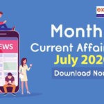 Monthly Current Affairs PDF July 2020