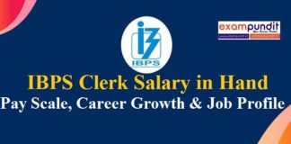 IBPS Clerk Salary in Hand 2021