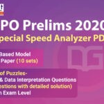 SBI PO Prelims special speed analyzer