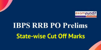 IBPS RRB PO Prelims Cut Off 2021 -Check State Wise Cutoff Marks