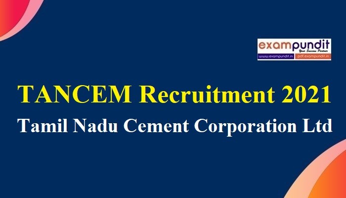 Tamil Nadu Cement Corporation Ltd - Exampundit.in