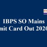 ibps so mains Admit Card Out 2020-21