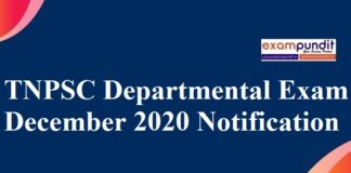 tnpsc department Notification