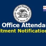 RBI-Office Attendants-2021-Notification