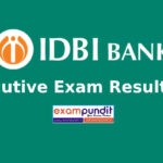 IDBI Executive Result 2021